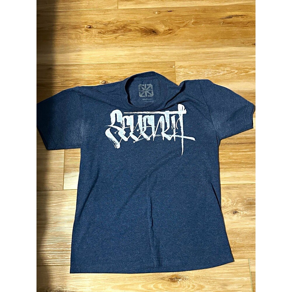 The Event T-shirt Men's Blue Graphic Print Crew Neck Short Sleeve Tee Size M